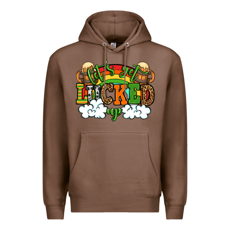 Let's Get Lucked Up St. Patrick's Day Premium Hoodie by OliviaCreatesArt | Teevron