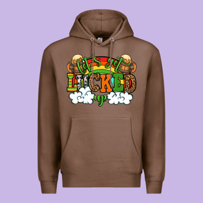 Let's Get Lucked Up St. Patrick's Day Premium Hoodie Designed By Oliviacreatesart