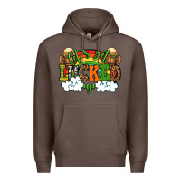 Coffee Let's get lucked up St. Patrick's Day Premium Hoodie - OliviaCreatesArt