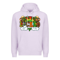 Lilac Let's get lucked up St. Patrick's Day Premium Hoodie - OliviaCreatesArt