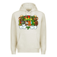 Oatmeal Heather Let's get lucked up St. Patrick's Day Premium Hoodie - OliviaCreatesArt