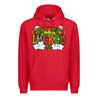 Red Let's get lucked up St. Patrick's Day Premium Hoodie - OliviaCreatesArt