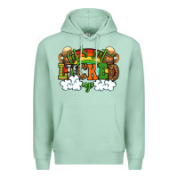 Seafoam Let's get lucked up St. Patrick's Day Premium Hoodie - OliviaCreatesArt