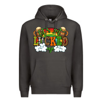 Smoke Let's get lucked up St. Patrick's Day Premium Hoodie - OliviaCreatesArt