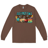 Chestnut assistant principal Long Sleeve Tee - NancyCooperArtShop