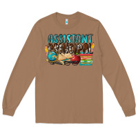 Toasted Coconut assistant principal Long Sleeve Tee - NancyCooperArtShop