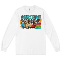 White assistant principal Long Sleeve Tee - NancyCooperArtShop