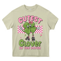 Mossy cutest clover in the patch Heavy Core Tee - MaliasSmallBusiness