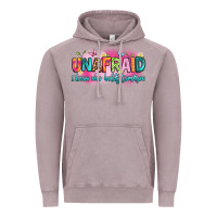 Vintage Zinc unafraid i know who holds tomorrow Vintage Hoodie - Artiststas