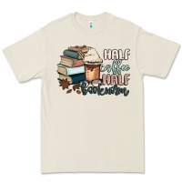 Bone half coffee half bookworm Premium Tee - MaliasSmallBusiness