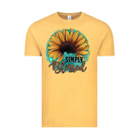Vintage Mustard Simply Blessed Vintage Tee - JahusDesignShop