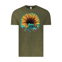Vintage Olive Simply Blessed Vintage Tee - JahusDesignShop