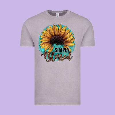 Simply Blessed Vintage Tee Designed By Jahusdesignshop