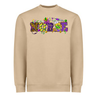 Mushroom Mardi Gras Day nurse Heavyweight Sweatshirt - HowdyJamesFarm