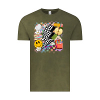 Vintage Olive retro teacher Vintage Tee - Artiststas