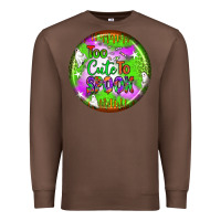 Chestnut too cute to spook earrings Premium Sweatshirt - BundleAndBundleShop