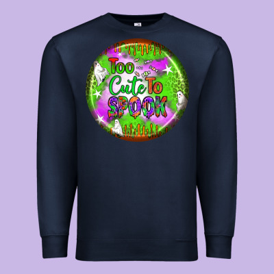 Too Cute To Spook Earrings Premium Sweatshirt Designed By Bundleandbundleshop