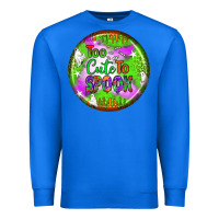 True Royal too cute to spook earrings Premium Sweatshirt - BundleAndBundleShop