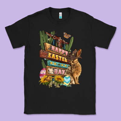 Easter Day Rodeo Classic Tee Designed By Lillyallendesigns