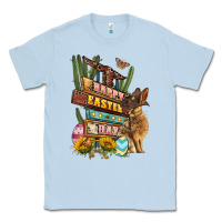 Dusty Blue Easter Day rodeo Classic Tee - LillyAllenDesigns