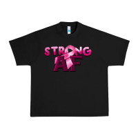 Black strong af breast cancer Urban Heavy Tee - BarkalooDesign