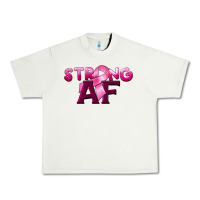 Pistachio strong af breast cancer Urban Heavy Tee - BarkalooDesign