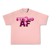 Salmon strong af breast cancer Urban Heavy Tee - BarkalooDesign
