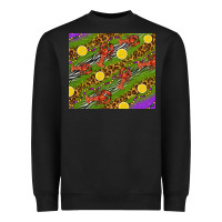 Black Mardi Gras Crabs and lemons tumbler Heavyweight Sweatshirt - HowdyJamesFarm