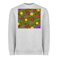 Heather Grey Mardi Gras Crabs and lemons tumbler Heavyweight Sweatshirt - HowdyJamesFarm