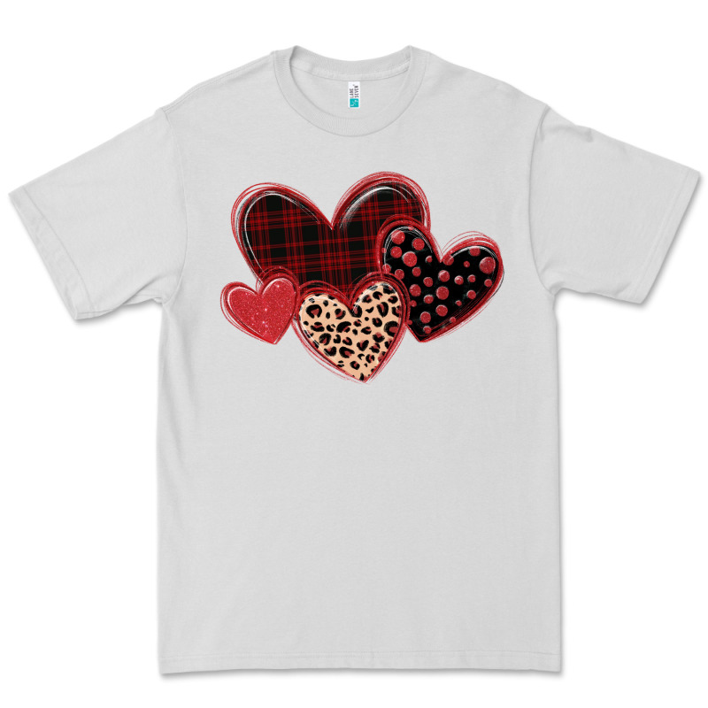Leopard Hearts Premium Tee by MaliasSmallBusiness | Teevron