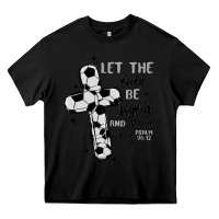 Black soccer Heavy Core Tee - MaliasSmallBusiness