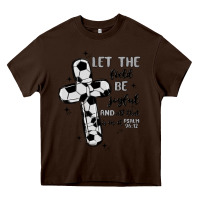 Chocolate Brown soccer Heavy Core Tee - MaliasSmallBusiness