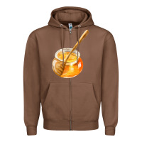 Chestnut honeypot and honeydipper fa element Zipper Hoodie - FaDigitalArtStudio