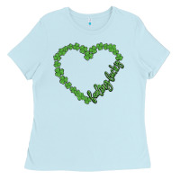 Shamrock Heart Felling Lucky Ladies Tee | Teevron