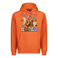 Carrot Happy Easter rodeo cowgirl Premium Hoodie - OliviaCreatesArt
