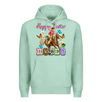 Seafoam Happy Easter rodeo cowgirl Premium Hoodie - OliviaCreatesArt