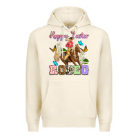 Tofu Happy Easter rodeo cowgirl Premium Hoodie - OliviaCreatesArt