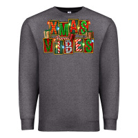 Charcoal Heather Christmas xmas vibes Premium Sweatshirt - FaDigitalArtStudio