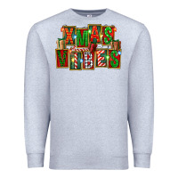 Heather Grey Christmas xmas vibes Premium Sweatshirt - FaDigitalArtStudio