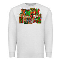 Oatmeal Heather Christmas xmas vibes Premium Sweatshirt - FaDigitalArtStudio
