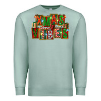 Seafoam Christmas xmas vibes Premium Sweatshirt - FaDigitalArtStudio