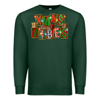 Sports Green Christmas xmas vibes Premium Sweatshirt - FaDigitalArtStudio