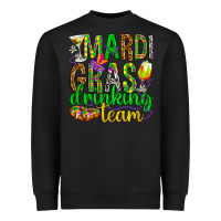 Black Mardi Gras drinking team Heavyweight Sweatshirt - HowdyJamesFarm