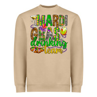 Mushroom Mardi Gras drinking team Heavyweight Sweatshirt - HowdyJamesFarm