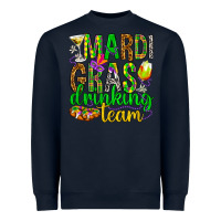 Navy Mardi Gras drinking team Heavyweight Sweatshirt - HowdyJamesFarm