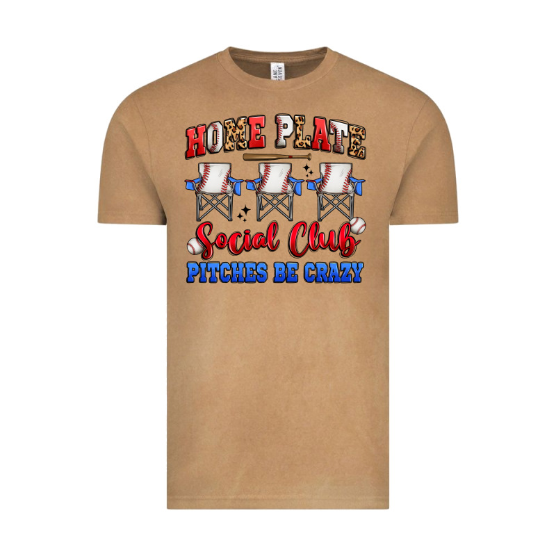 Home Plate Social Club Pitches Be Crazy Vintage Tee by Artiststas | Teevron