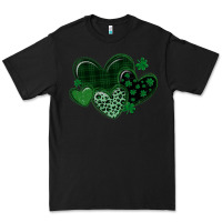 Black leopard hearts st patricks day Premium Tee - MaliasSmallBusiness