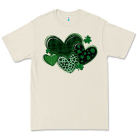 Bone leopard hearts st patricks day Premium Tee - MaliasSmallBusiness