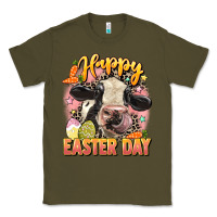 Army Green Happy Easter Day Classic Tee - LillyAllenDesigns