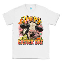 White Happy Easter Day Classic Tee - LillyAllenDesigns